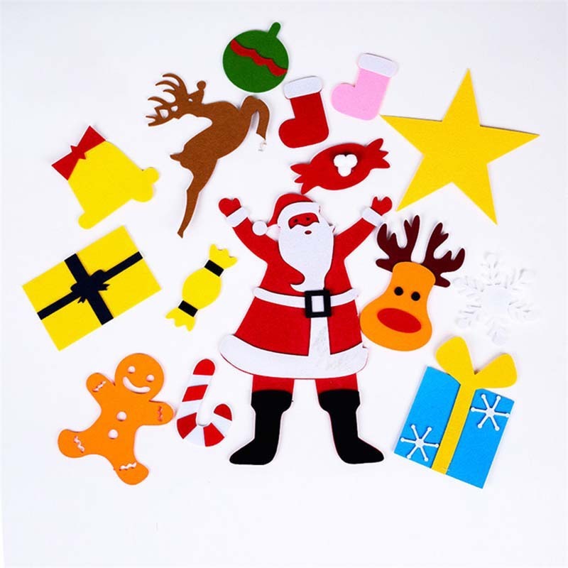 Felt Christmas Tree Or Snowman Holiday Decoration, Perfect For Homes, Classrooms, Offices, And Party Venues, Versatile Seasonal Decor, Festive Wall Art, Christmas Decorations, Best For Christmas, Ch Michan Direct