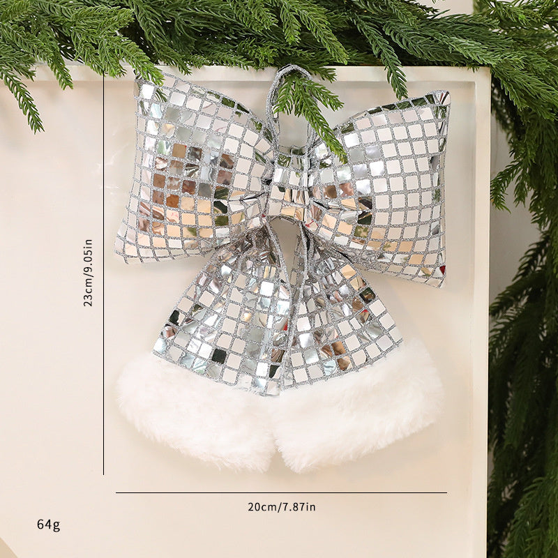 Mirror Bow Christmas Tree Decoration Michan Direct