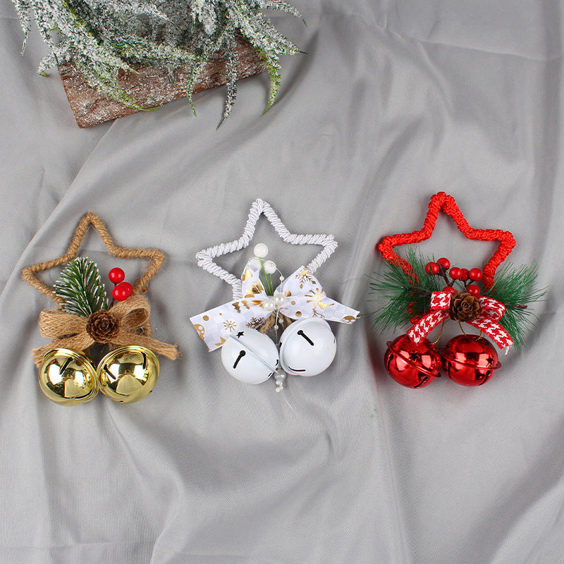 Christmas Five-pointed Star Bell Accessories Pendant Michan Direct