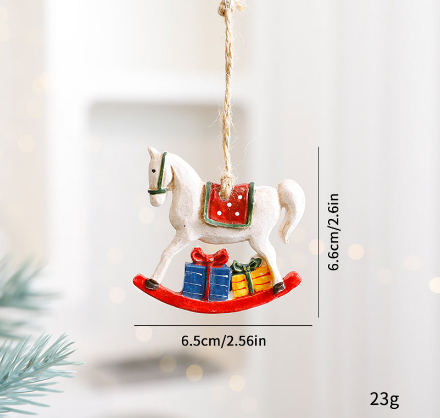 Christmas Decorations Cartoon Elk Ornaments Michan Direct