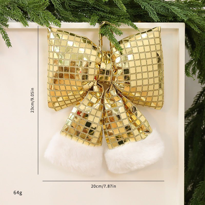 Mirror Bow Christmas Tree Decoration Michan Direct