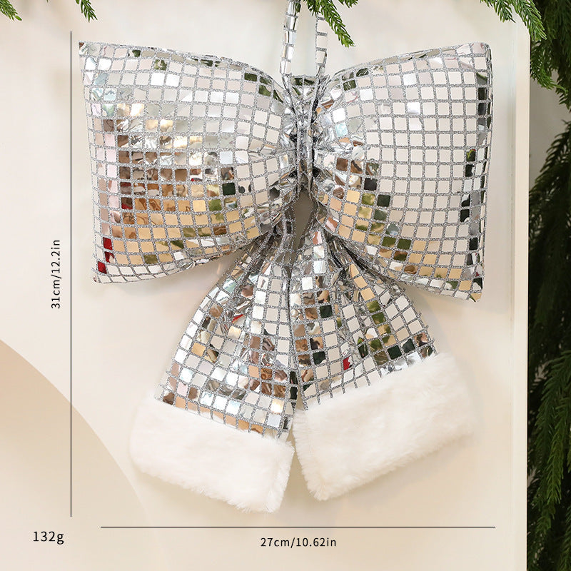 Mirror Bow Christmas Tree Decoration Michan Direct
