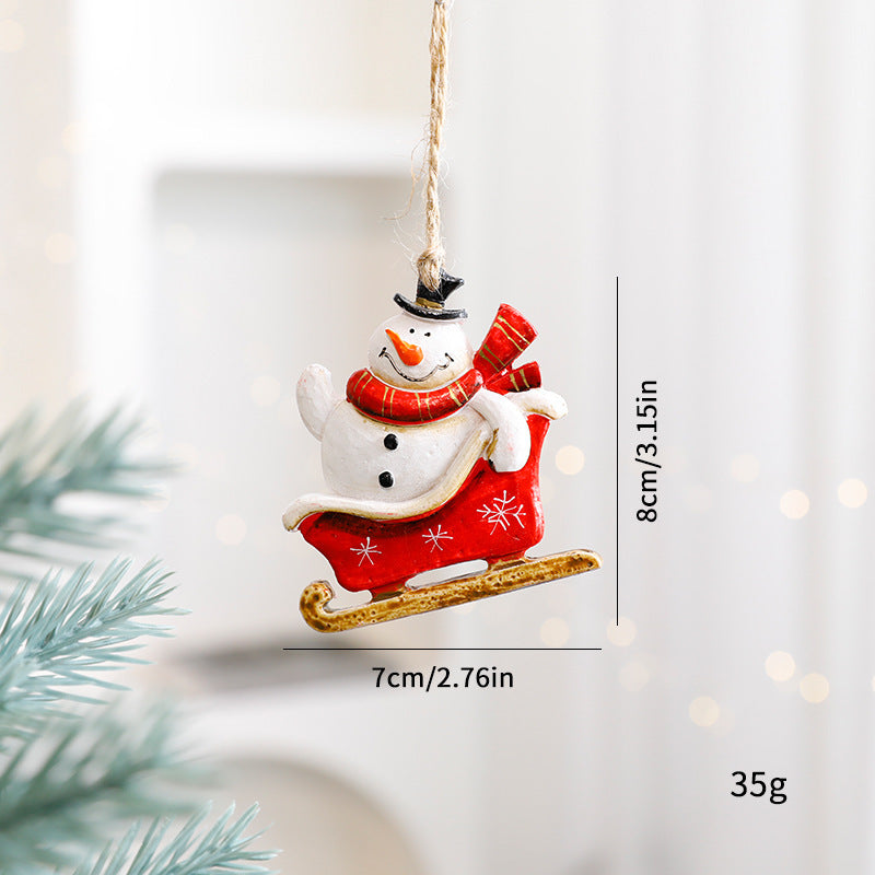 Christmas Decorations Cartoon Elk Ornaments Michan Direct