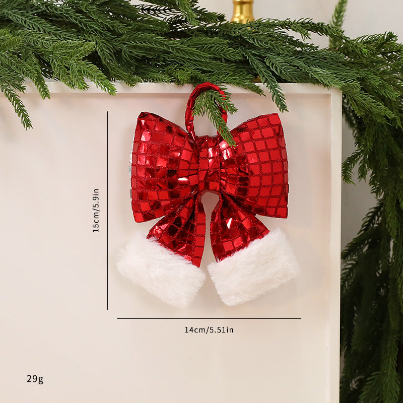 Mirror Bow Christmas Tree Decoration Michan Direct
