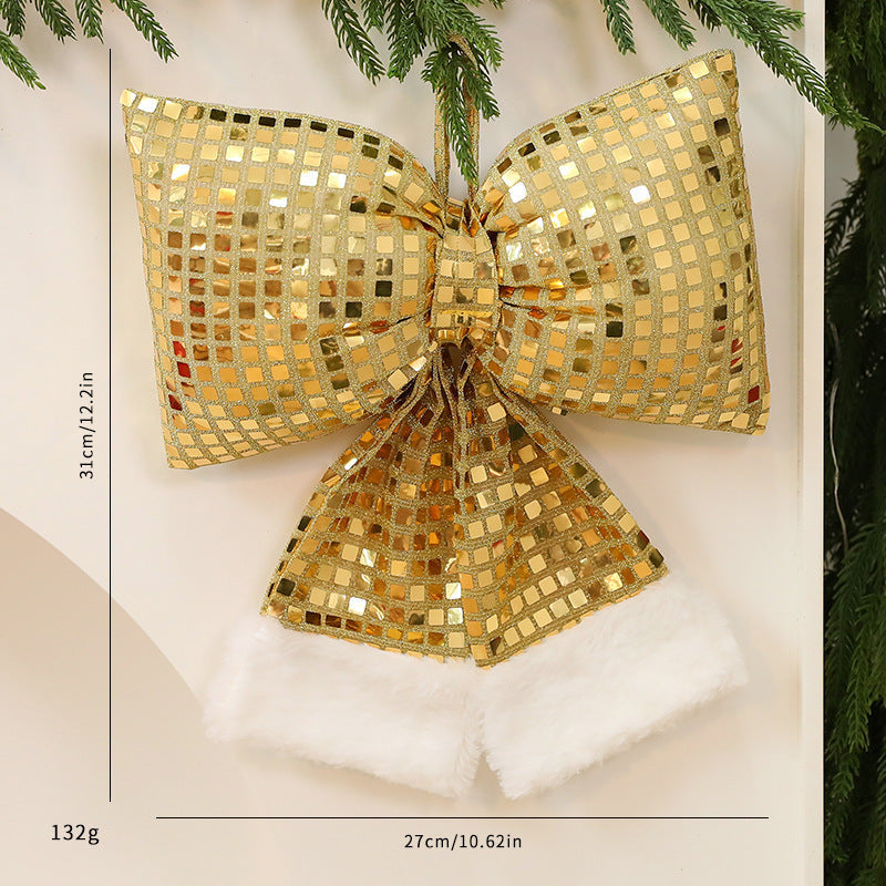 Mirror Bow Christmas Tree Decoration Michan Direct