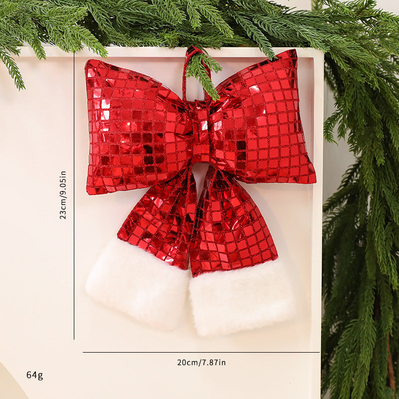 Mirror Bow Christmas Tree Decoration Michan Direct