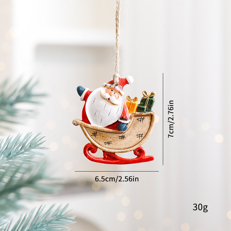 Christmas Decorations Cartoon Elk Ornaments Michan Direct