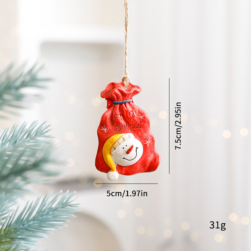 Christmas Decorations Cartoon Elk Ornaments Michan Direct