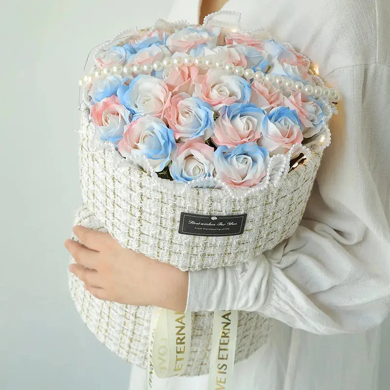 romantic flower soap flower date bouquet - Lucy And Phil Academy