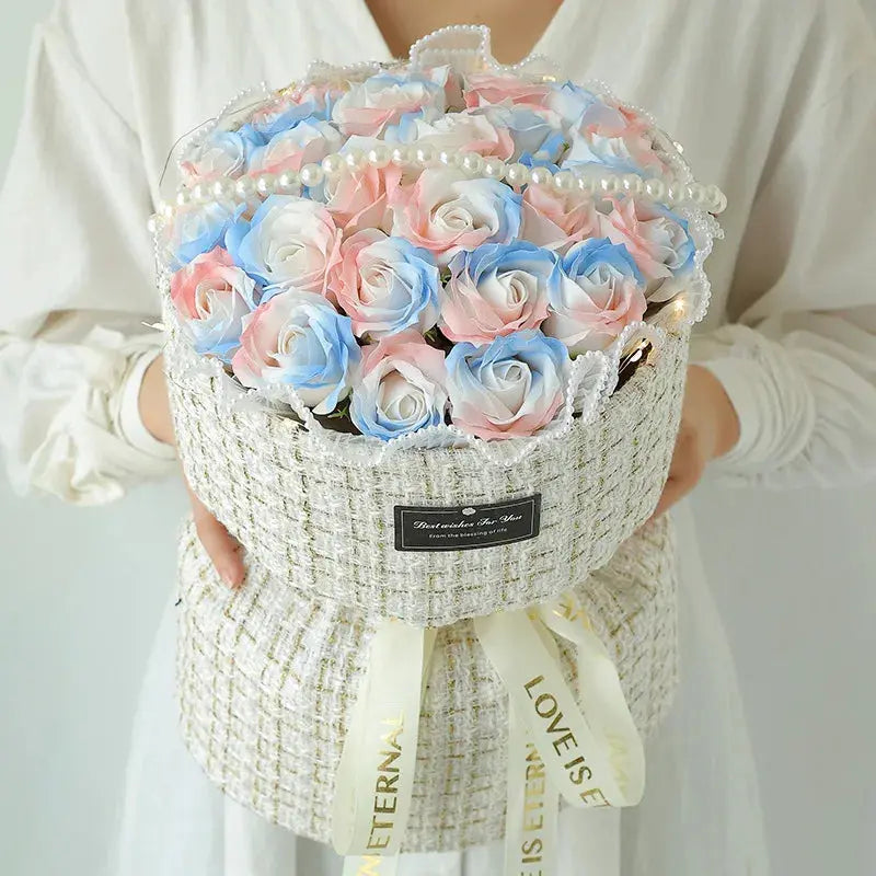 romantic flower soap flower date bouquet - Lucy And Phil Academy