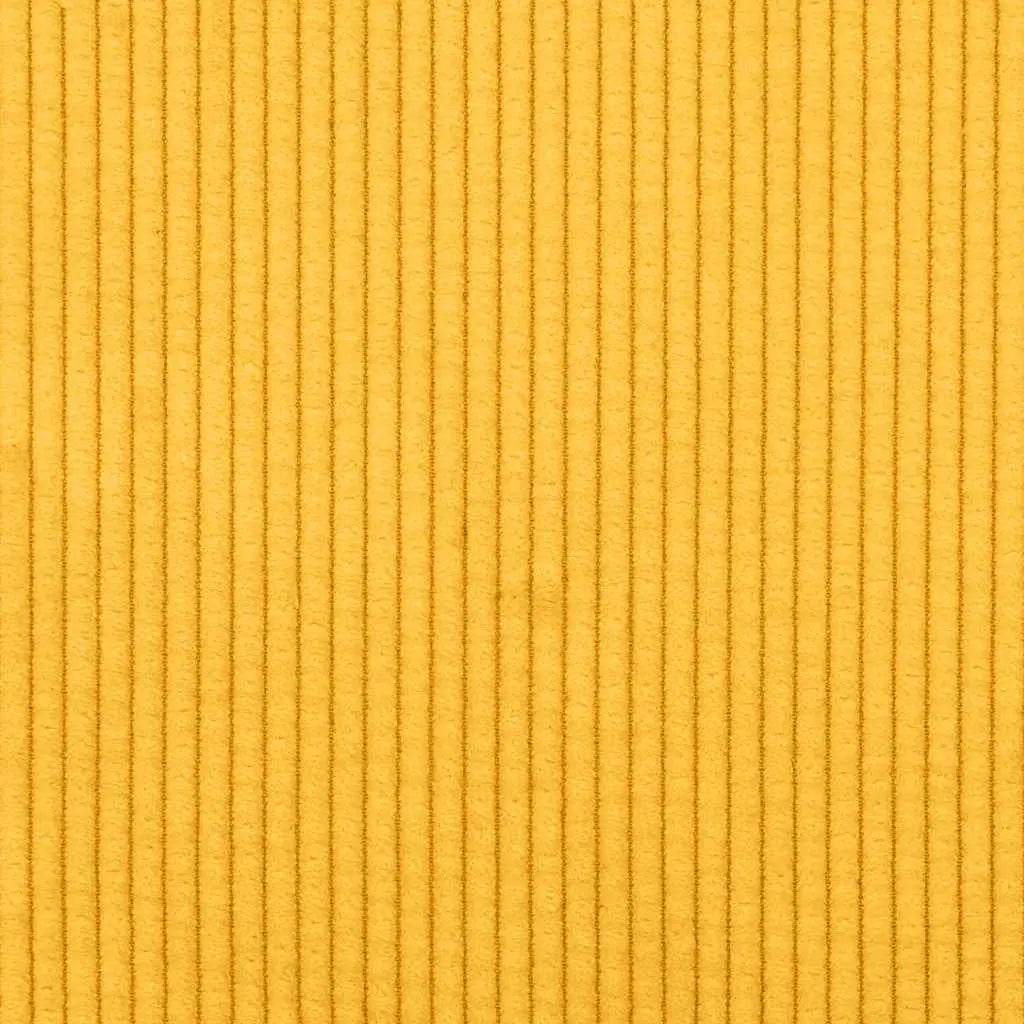 vidaXL Seat Cushions 4 pcs Light Yellow 40 x 40 x 6 cm Corduroy Fabric Lucy And Phil Academy Lucy And Phil Academy