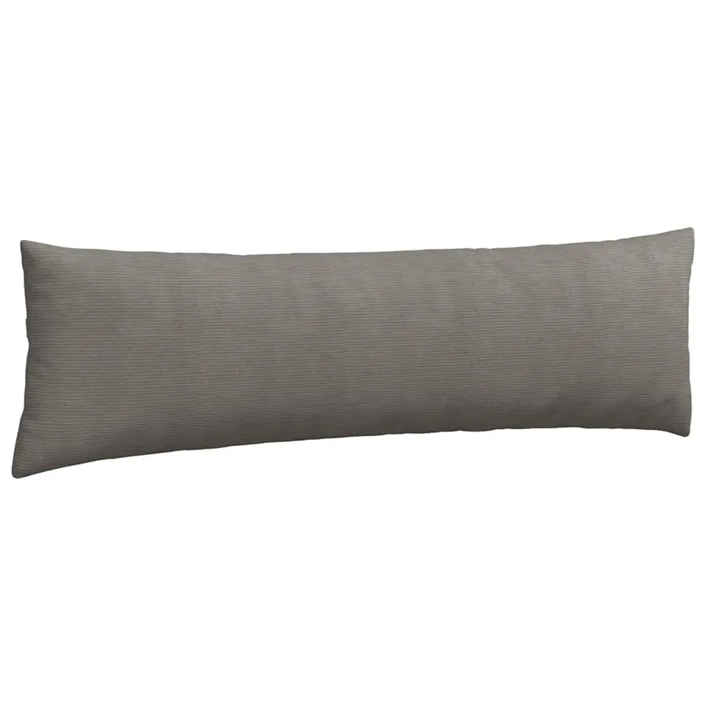 vidaXL Sofa Pillows 2 pcs Light Grey 145 x 40 cm Corduroy Fabric Lucy And Phil Academy Lucy And Phil Academy