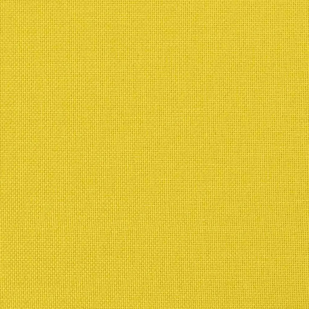 vidaXL Sofa Pillows 2 pcs Light Yellow 200 x 40 cm Fabric Lucy And Phil Academy Lucy And Phil Academy