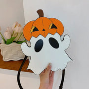 Halloween Shouder Bags Creative 3D Cartoon Pumpkin Ghost Design Cute Bags Women Cell Phone Purses Novelty Personalized Candy Crossbody Bags Michan Direct