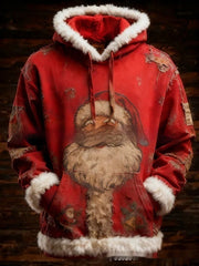 European And American Winter Merry Christmas Hoodie With Pocket Michan Direct