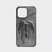 Retro Gothic Vampire Bat Wing Embossed Dark Style Phone Case Michan Direct