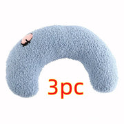Little Pillow For Cats Fashion Neck Protector Deep Sleep Puppy U-Shaped Pillow Pets Pillow Kitten Headrest Dog Sleeping Pillow Pet Products Michan Direct