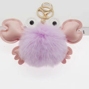 Cartoon Cute Crab Keychain Pendant Michan Direct