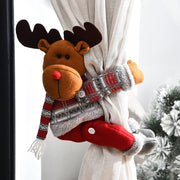 Christmas Curtain Decorative Button Cartoon Doll Michan Direct