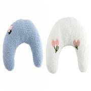 Little Pillow For Cats Fashion Neck Protector Deep Sleep Puppy U-Shaped Pillow Pets Pillow Kitten Headrest Dog Sleeping Pillow Pet Products Michan Direct