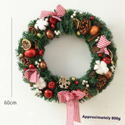 Christmas Garland Bow Christmas Door Hanging Window Decoration Christmas Decorations Michan Direct