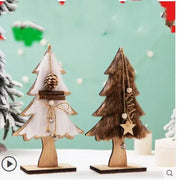 Christmas Decorations Made of Wood and Trees Michan Direct