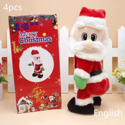 Creative Christmas with Music Electric Hip-shaking Santa Claus Ornaments Michan Direct