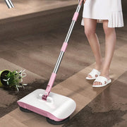 3-in-1 Hand Push Sweeper Broom & Dustpan Set - Cordless Floor Cleaning System with Mop - Lucy And Phil Academy