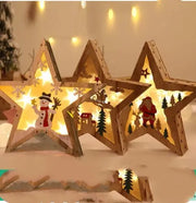 Christmas Decorations Made of Wood and Trees Michan Direct