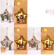 Christmas Decorations Made of Wood and Trees Michan Direct