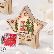 Christmas Decorations Made of Wood and Trees Michan Direct