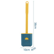 Toilet Soft Glue Dead Corner Cleaning Toilet Gap Long Handle Toilet Toilet Brush - Lucy And Phil Academy