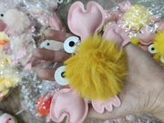 Cartoon Cute Crab Keychain Pendant Michan Direct