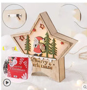 Christmas Decorations Made of Wood and Trees Michan Direct