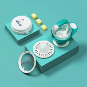 Baby Food Mills Tools Set Multifunctional Fruit Vegetable Grinding Masher with Bowl Kids Safety Food Feeding Michan Direct