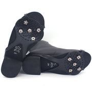 Unisex Men 5 Teeth Ice Gripper For Shoes Crampons Ice Gripper Spike Grips Cleats For Snow Studs Non-Slip Climbing Hiking Covers Michan Direct