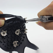 Unisex Men 5 Teeth Ice Gripper For Shoes Crampons Ice Gripper Spike Grips Cleats For Snow Studs Non-Slip Climbing Hiking Covers Michan Direct