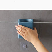 Punch-Free Wall-Mounted Storage Cleaning Brush, Long Handle And No Dead Ends Toilet Brush - Lucy And Phil Academy