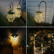 Outdoor Waterproof Garden Pineapple Solar Lights Path Lights Hanging Fairy Lights Solar Led Warm Fairy String Decor Michan Direct