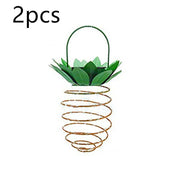Outdoor Waterproof Garden Pineapple Solar Lights Path Lights Hanging Fairy Lights Solar Led Warm Fairy String Decor Michan Direct
