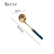 Stainless Steel Emerald Gold-plated Kitchenware Set Michan Direct