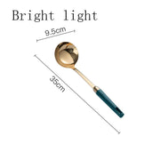 Stainless Steel Emerald Gold-plated Kitchenware Set Michan Direct