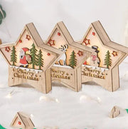 Christmas Decorations Made of Wood and Trees Michan Direct
