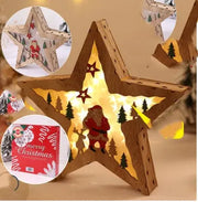 Christmas Decorations Made of Wood and Trees Michan Direct