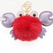 Cartoon Cute Crab Keychain Pendant Michan Direct