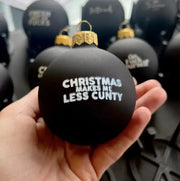 Funny Christmas Ornament Black Decorations Michan Direct