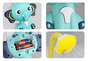 Bath Toys Baby Water Game Elephant Model Faucet Shower Electric Water Spray Toy For Kids Swimming Bathroom Baby Toys Michan Direct