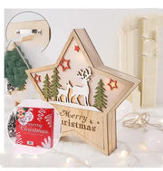 Christmas Decorations Made of Wood and Trees Michan Direct