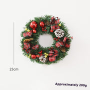 Christmas Garland Bow Christmas Door Hanging Window Decoration Christmas Decorations Michan Direct