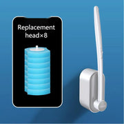 Disposable No Dead Angle Toilet Cleaning Brush - Lucy And Phil Academy